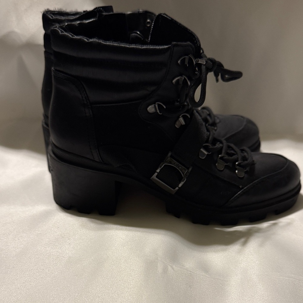 G by Guess Black Combat Boots